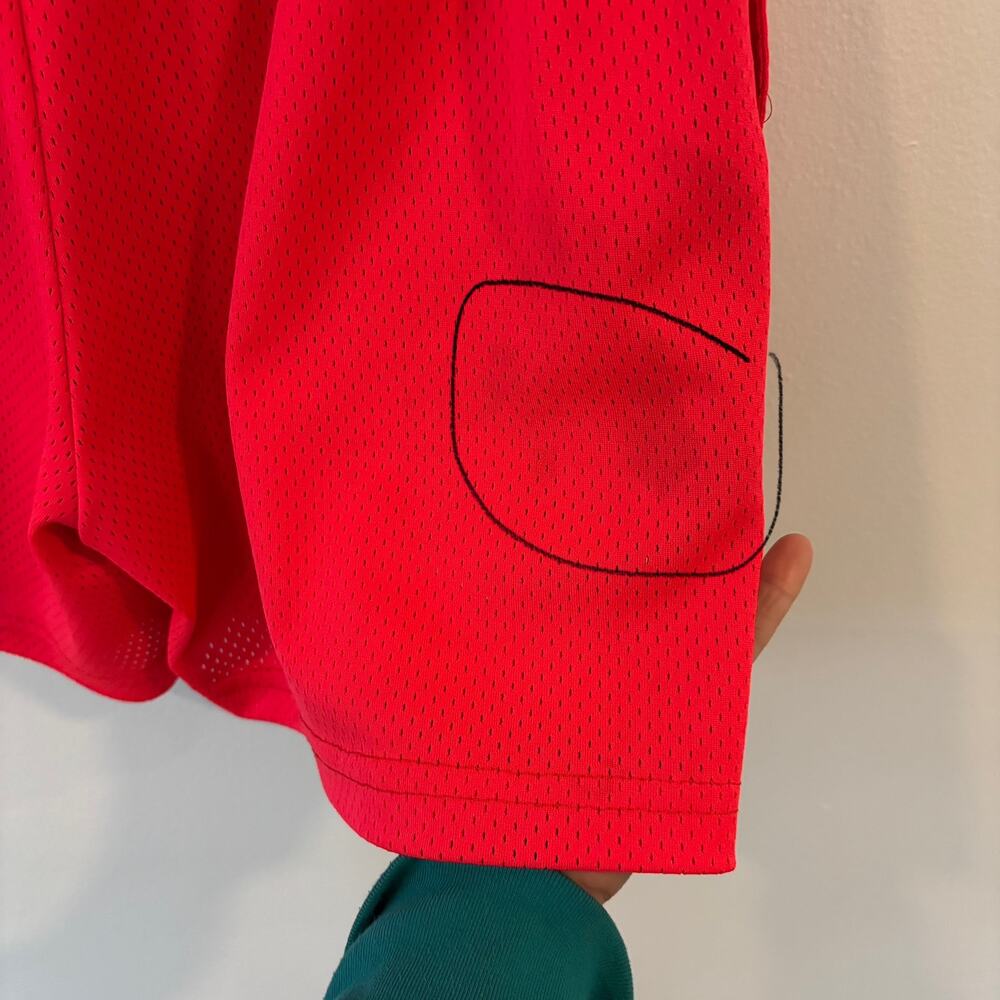 Eric Emanuel Basic Shorts Mesh Bright Red-Orange … - image 6